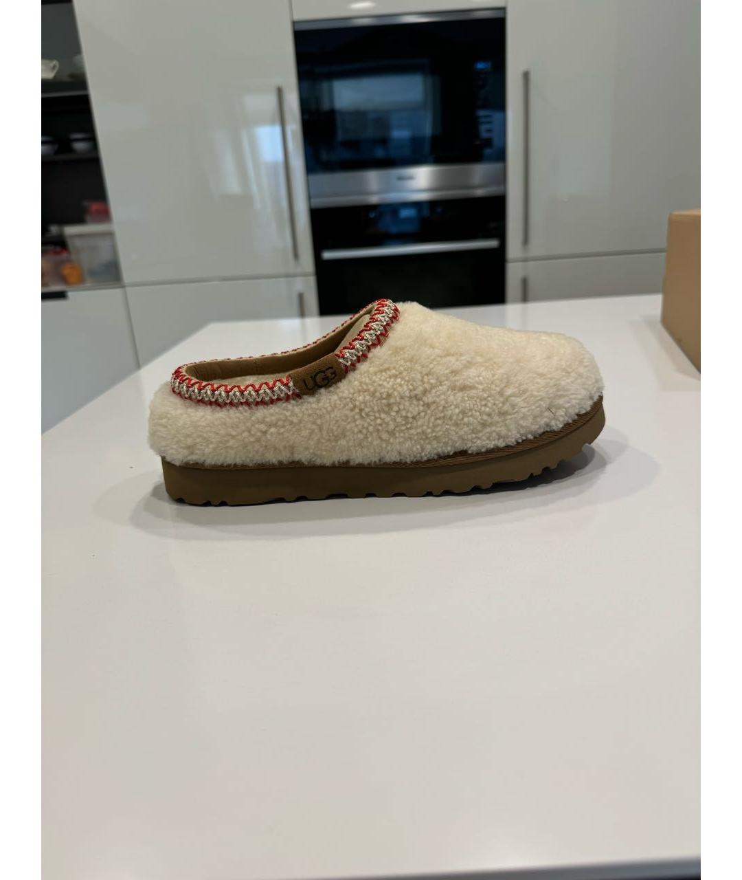 UGG AUSTRALIA Бежевые мюли, фото 9