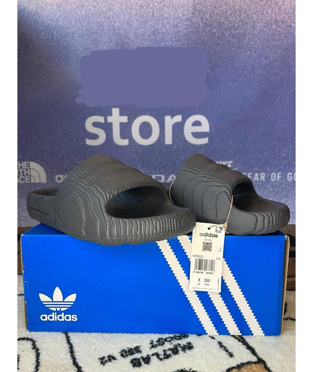 ADIDAS Черные шлепанцы, фото 2