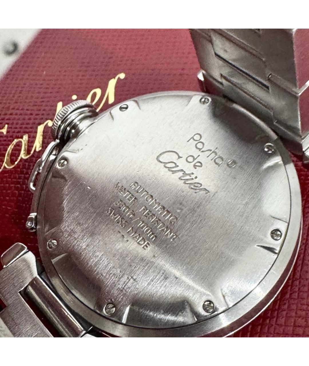 CARTIER Белые металлические часы, фото 7