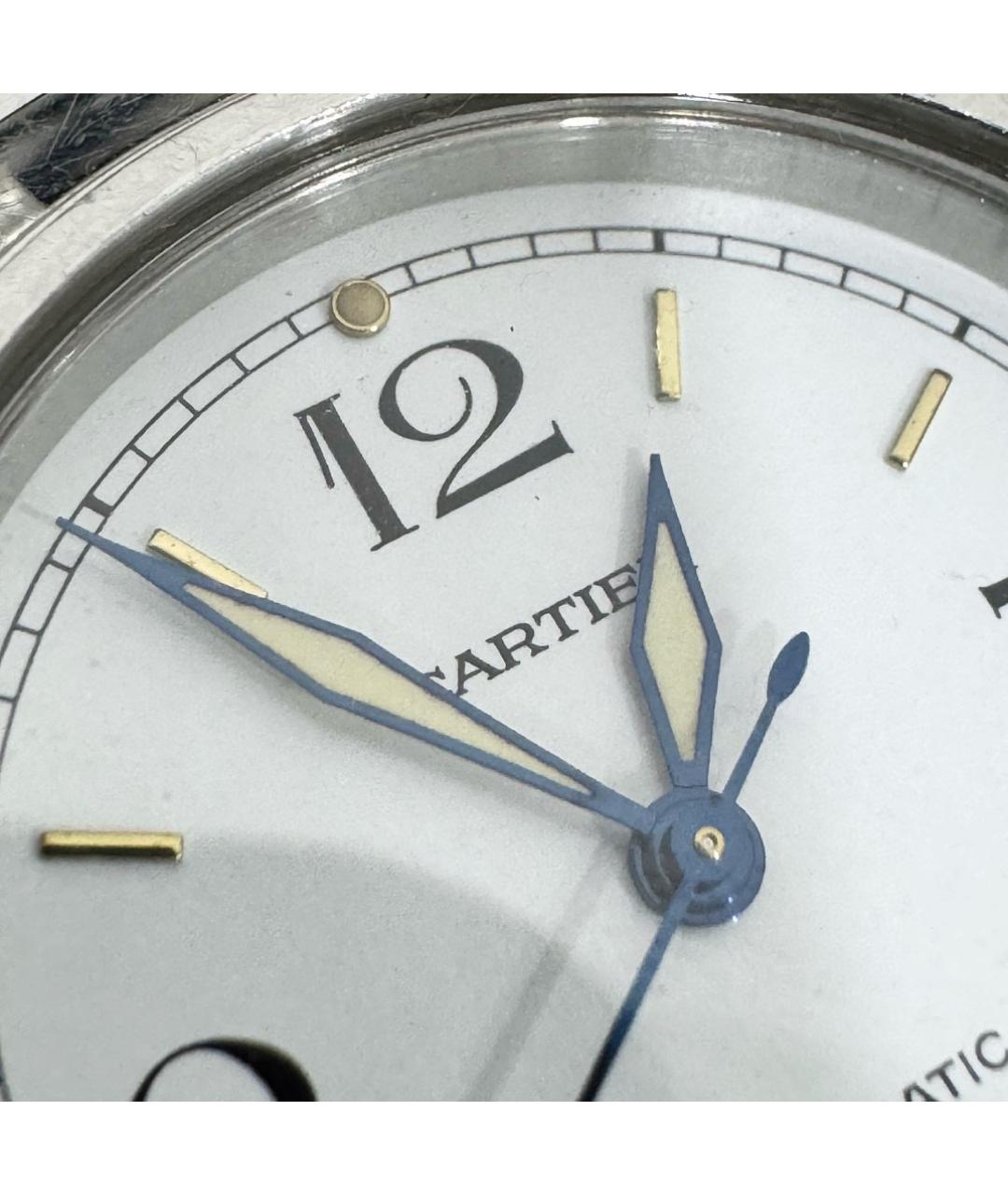 CARTIER Белые металлические часы, фото 4