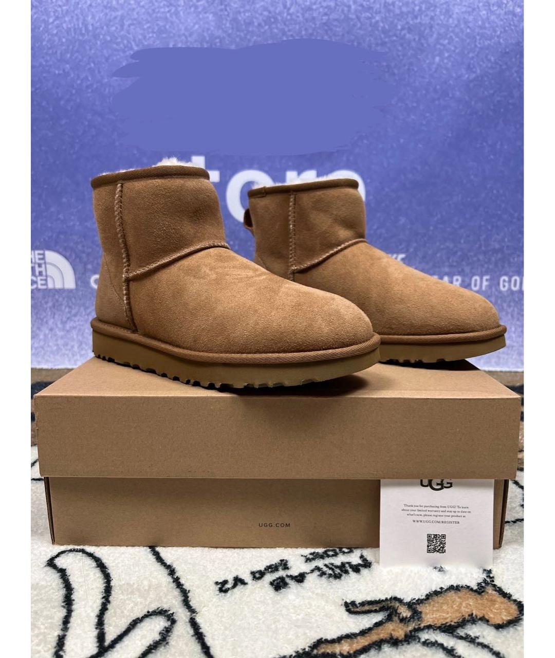 UGG AUSTRALIA Желтые ботинки, фото 3