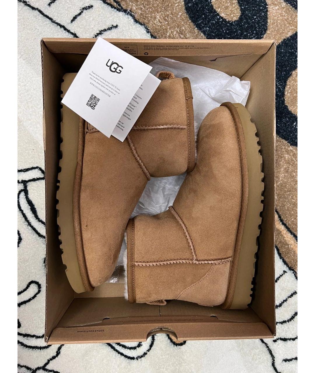 UGG AUSTRALIA Желтые ботинки, фото 2