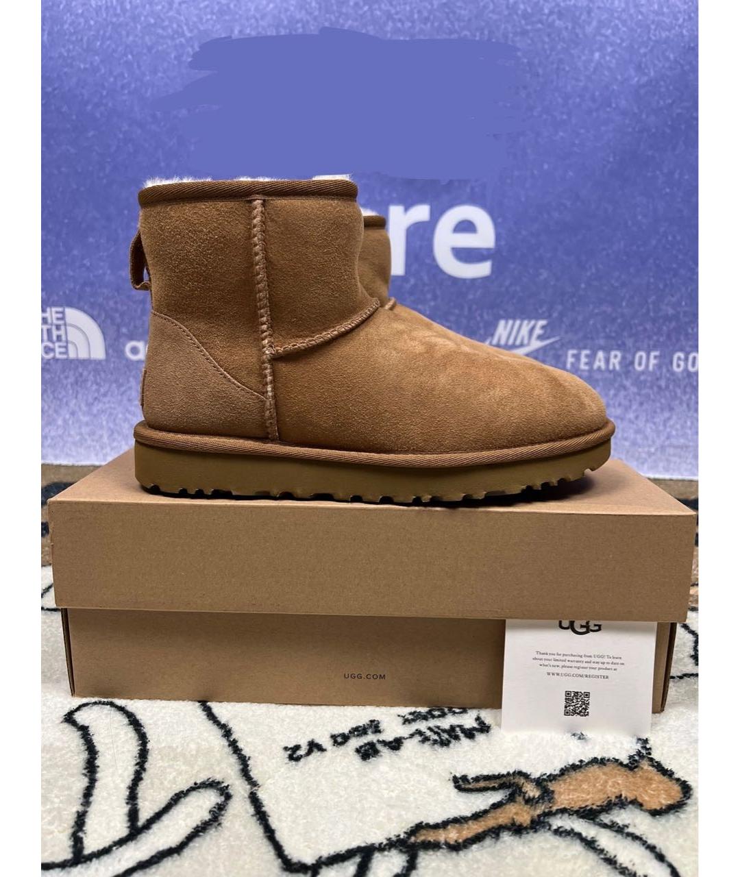 UGG AUSTRALIA Желтые ботинки, фото 4