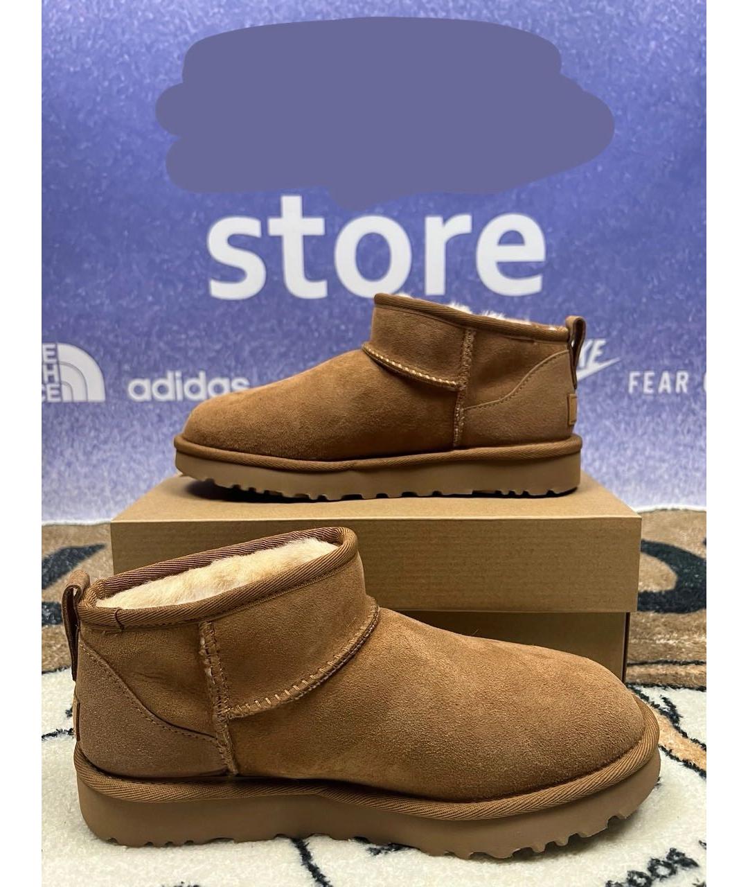 UGG AUSTRALIA Желтые ботинки, фото 5