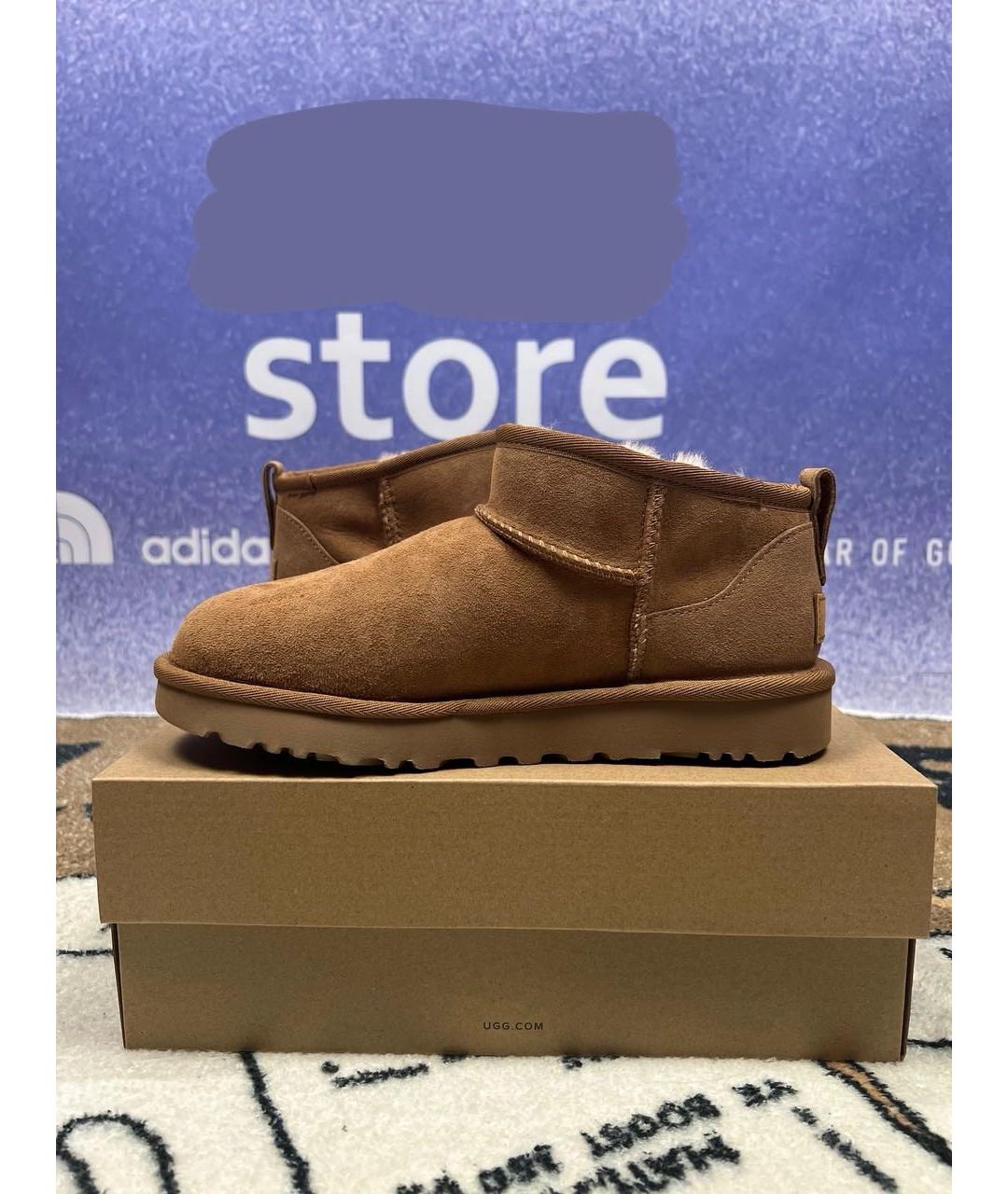 UGG AUSTRALIA Желтые ботинки, фото 4