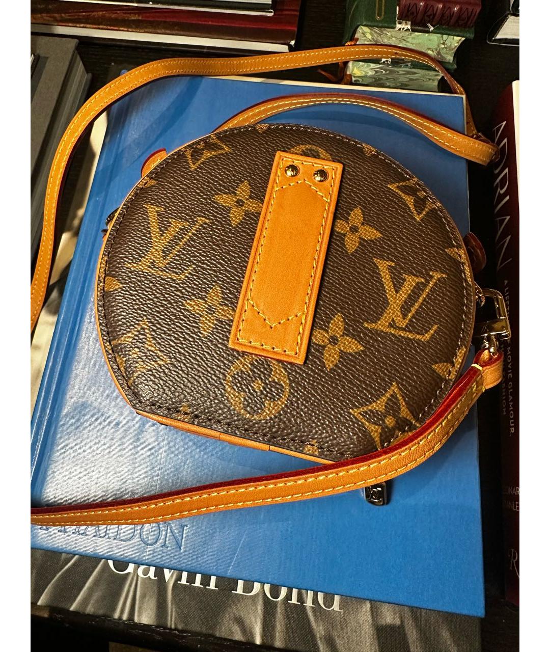 LOUIS VUITTON Коричневая сумка через плечо, фото 4