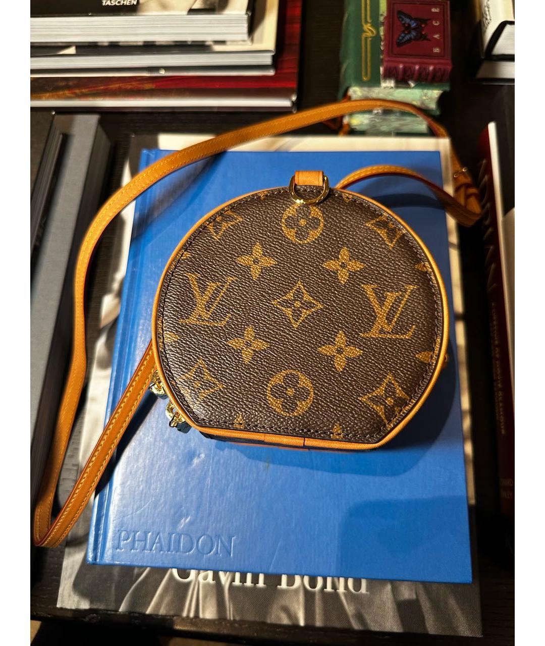 LOUIS VUITTON Коричневая сумка через плечо, фото 3