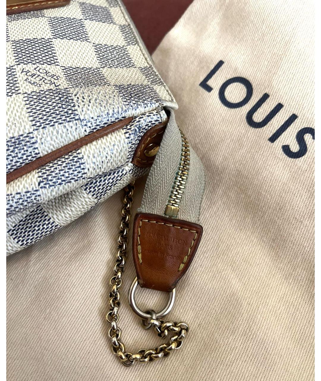 LOUIS VUITTON Белая сумка через плечо, фото 5