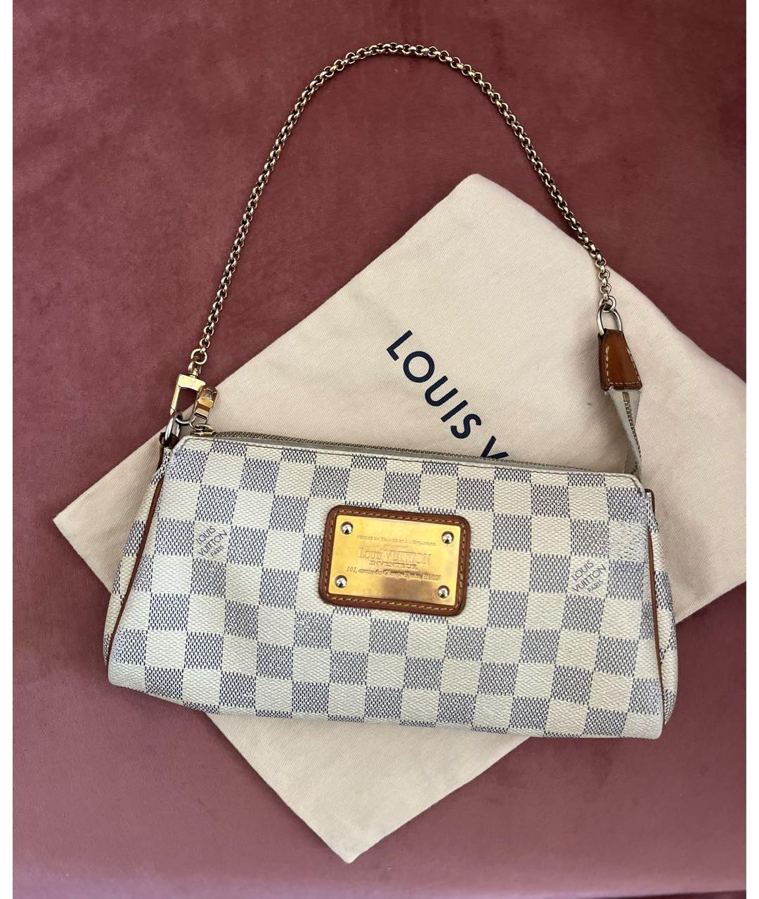 LOUIS VUITTON Белая сумка через плечо, фото 8