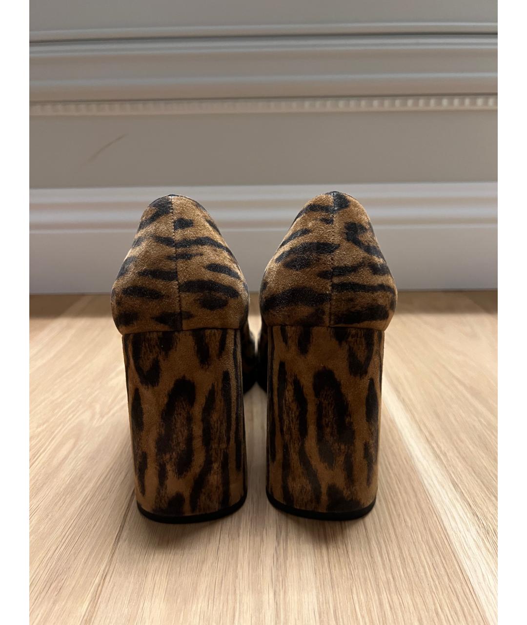 PRADA Коричневые замшевые туфли, фото 4