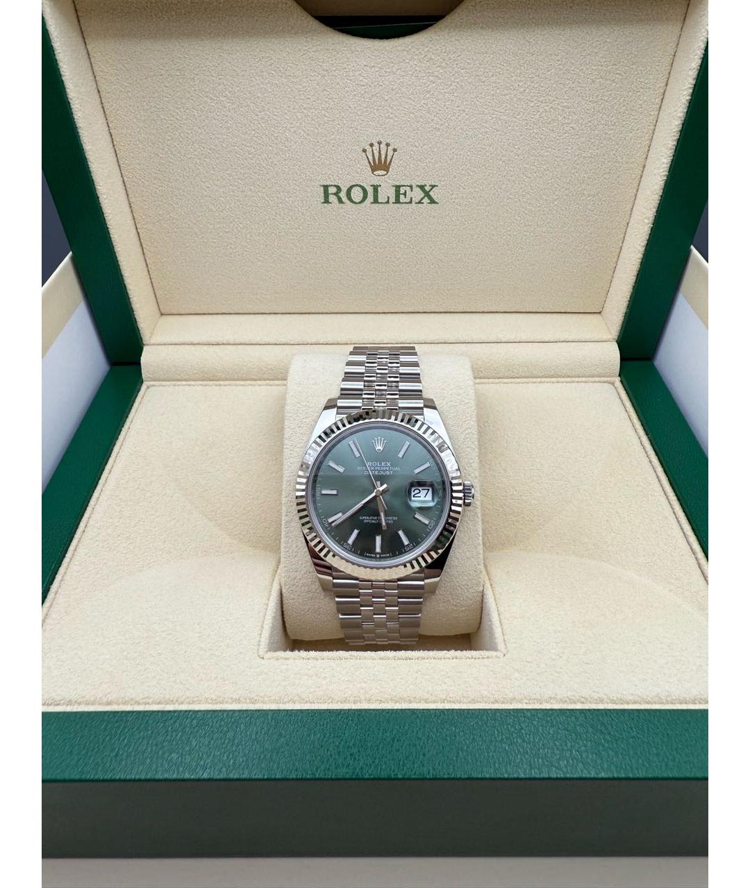 ROLEX Серебряные часы, фото 2