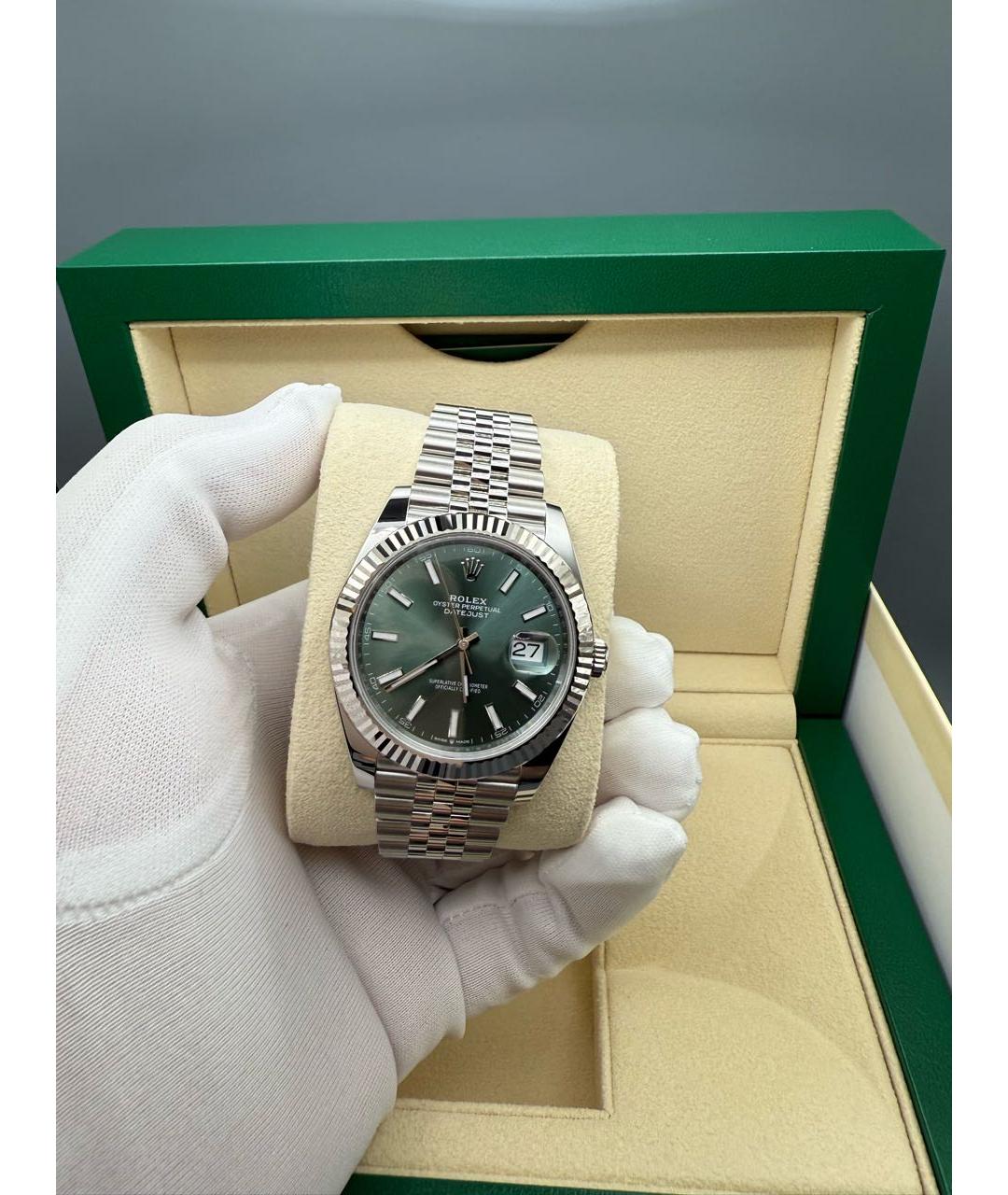 ROLEX Серебряные часы, фото 8