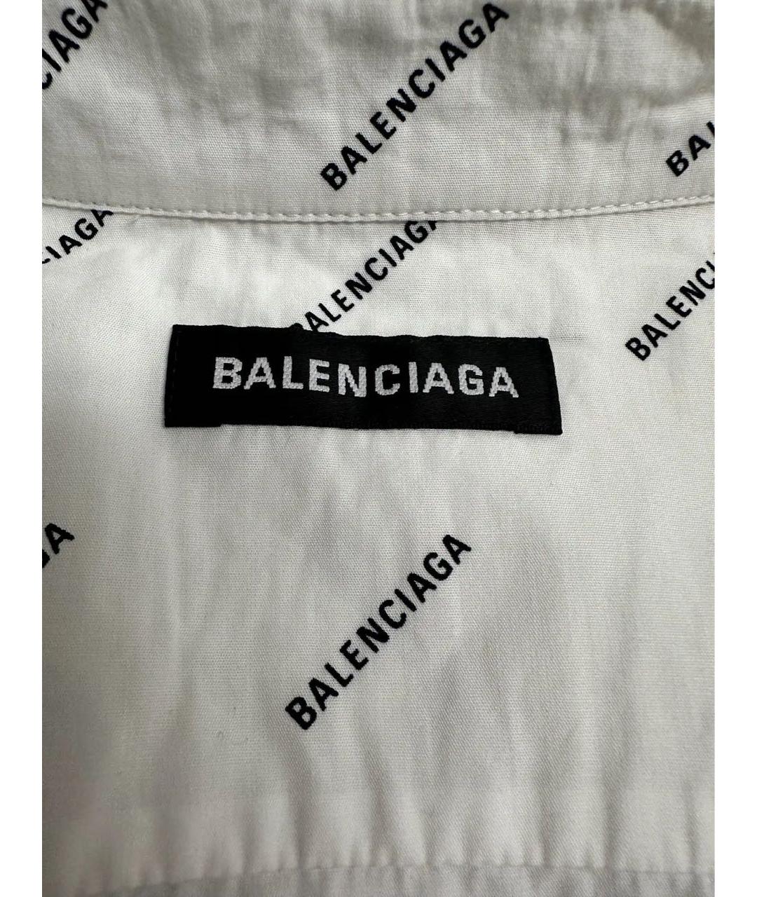 BALENCIAGA Белая классическая рубашка, фото 3