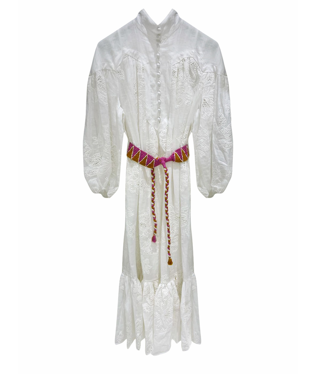 ZIMMERMANN Белое повседневное платье, фото 1