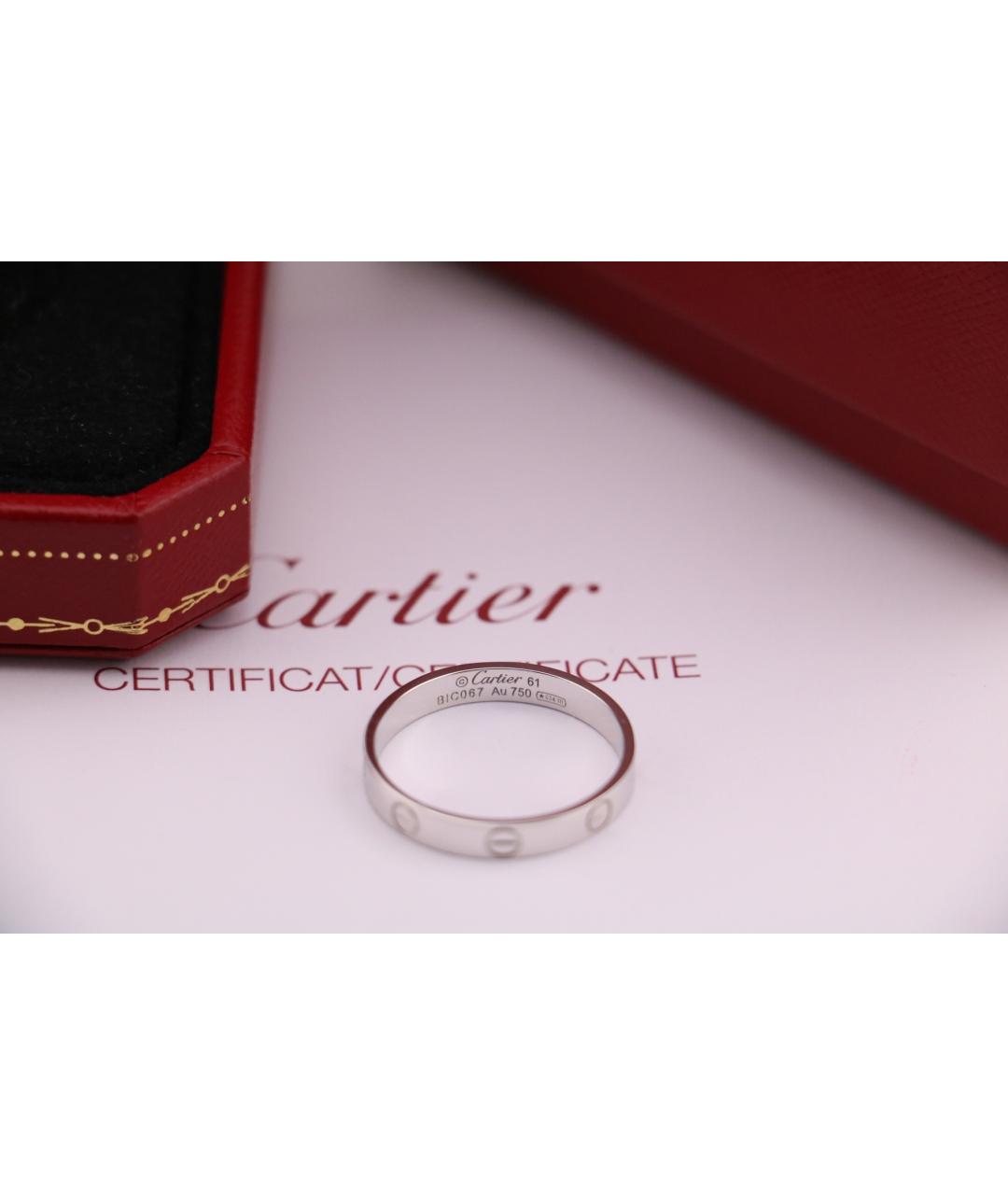 CARTIER Серебряное кольцо из белого золота, фото 5