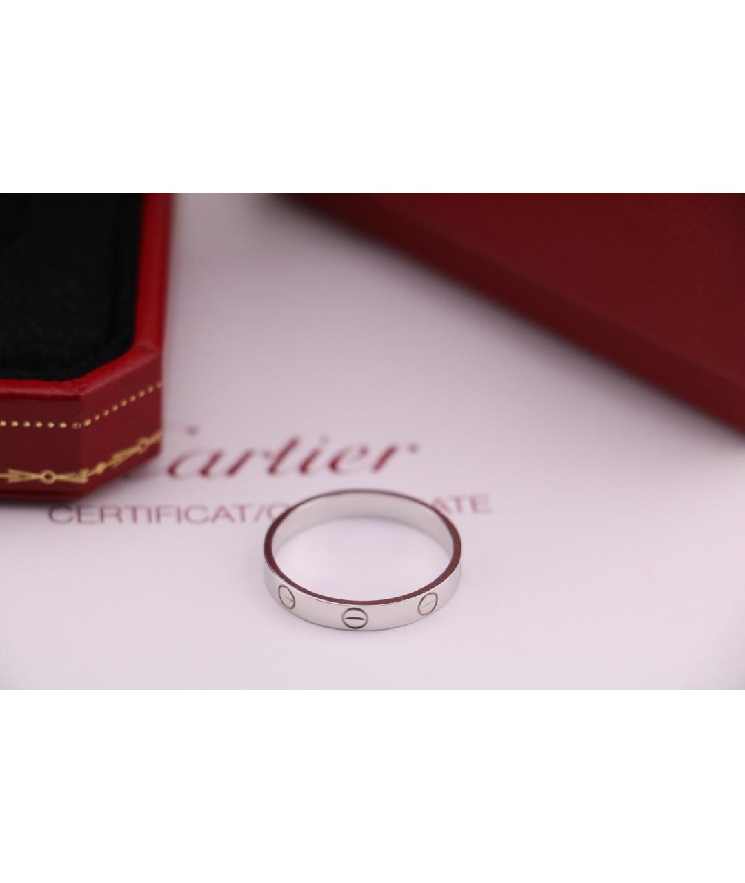 CARTIER Серебряное кольцо из белого золота, фото 7