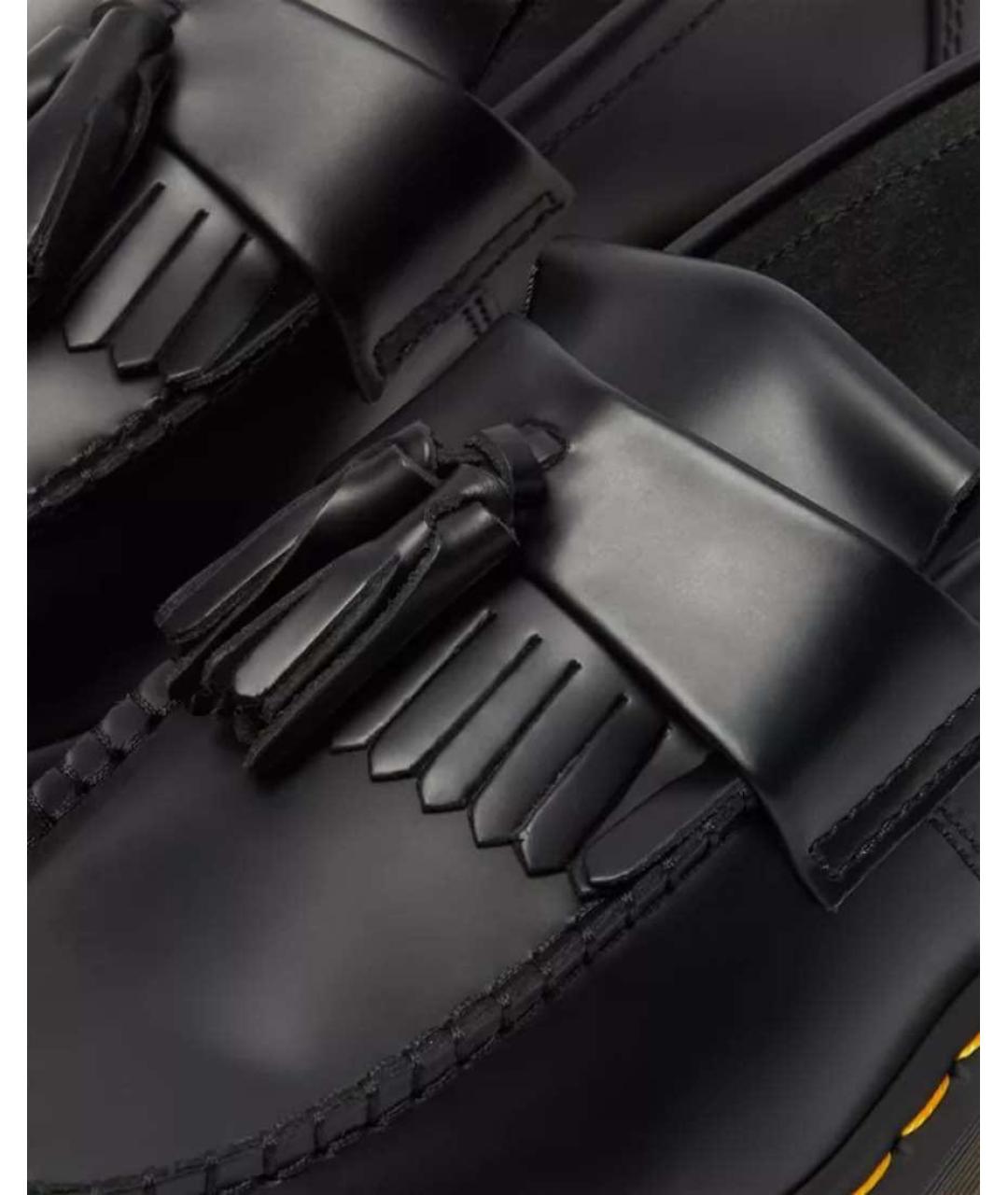 DR. MARTENS Черные кожаные лоферы, фото 5