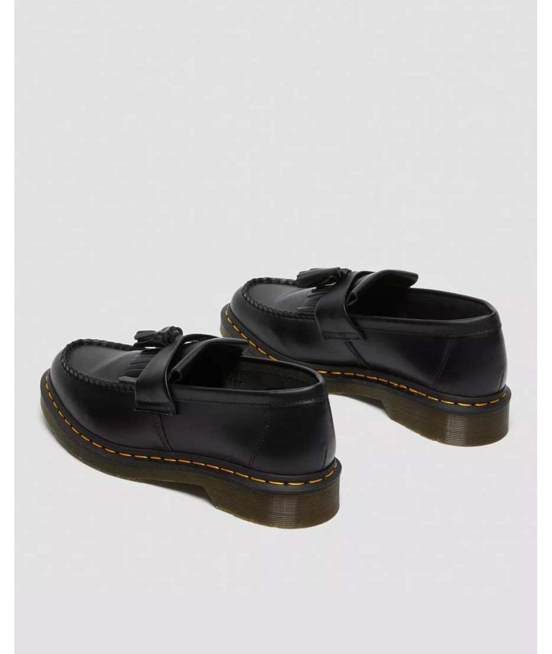 DR. MARTENS Черные кожаные лоферы, фото 4