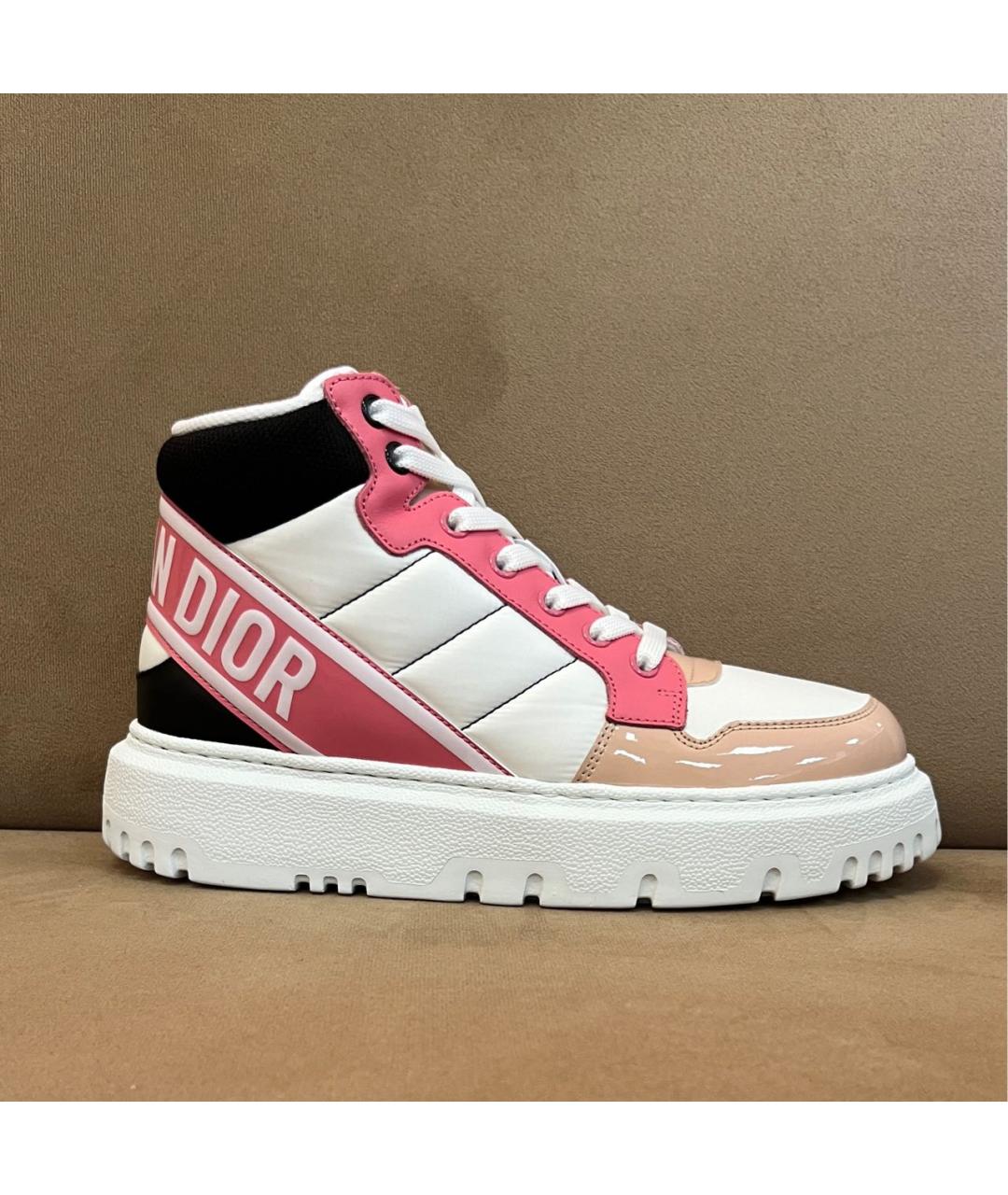 CHRISTIAN DIOR Мульти кожаные кеды, фото 9