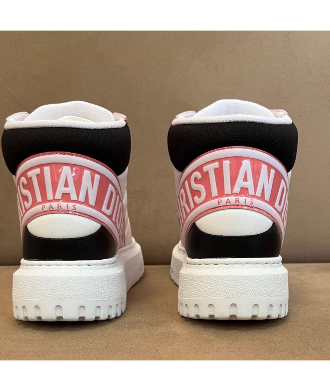 CHRISTIAN DIOR Мульти кожаные кеды, фото 4