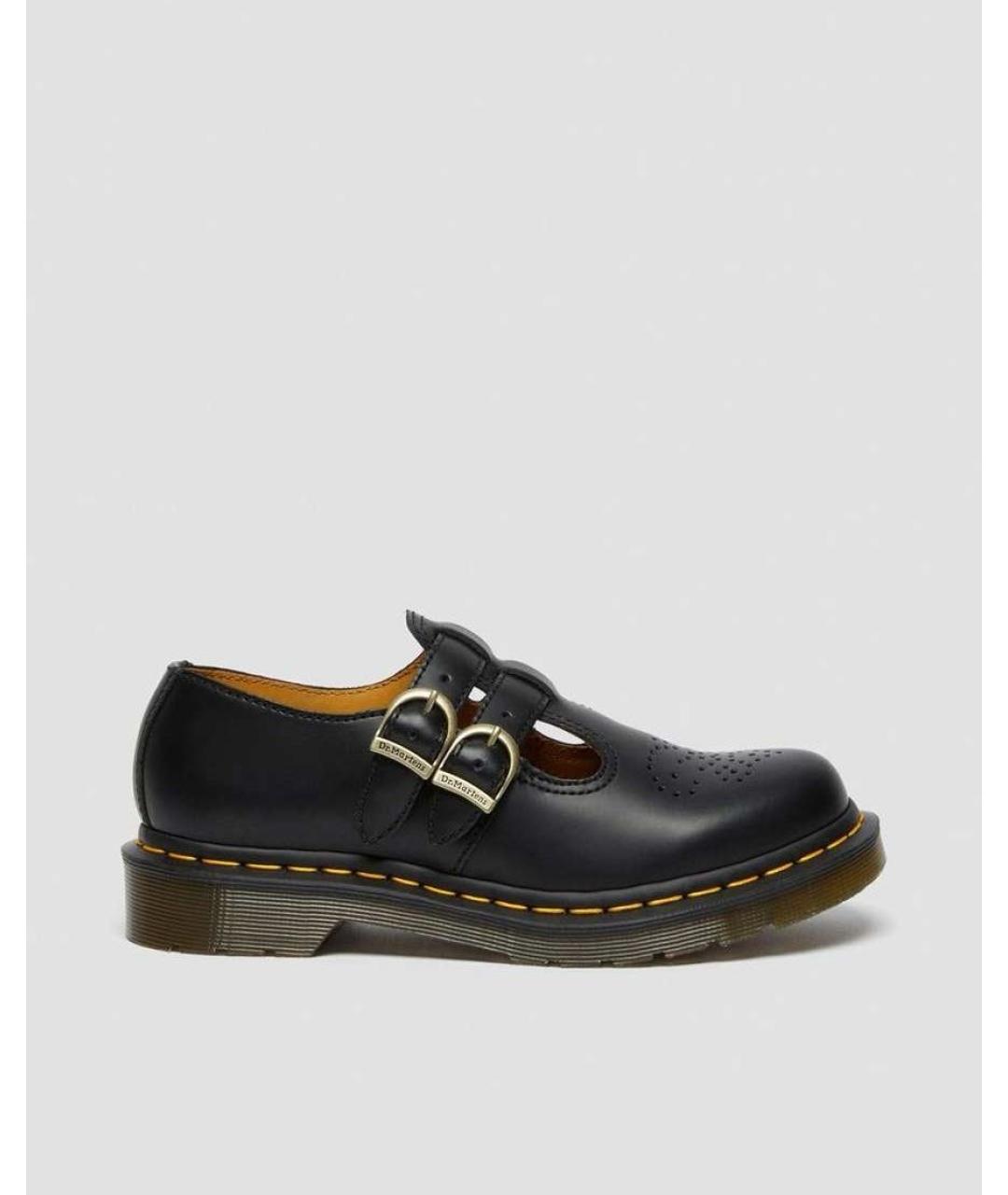 DR. MARTENS Черные кожаные ботинки, фото 7