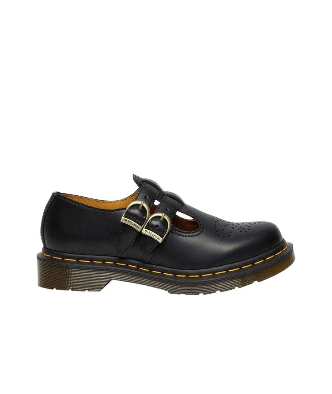 DR. MARTENS Черные кожаные ботинки, фото 1