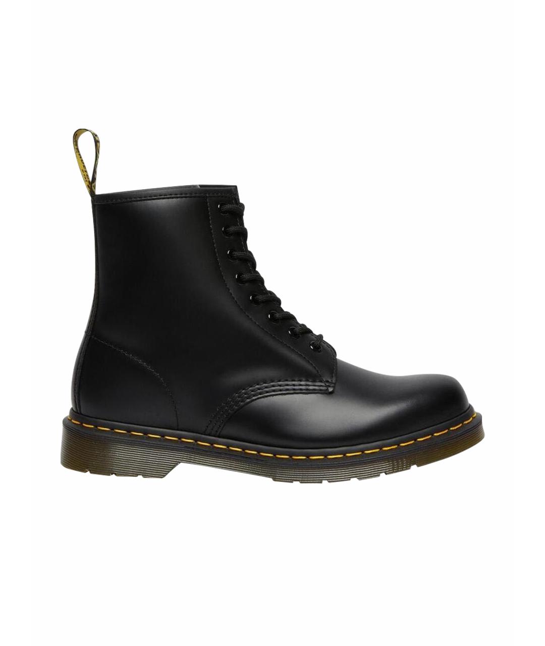 DR. MARTENS Черные кожаные высокие ботинки, фото 1