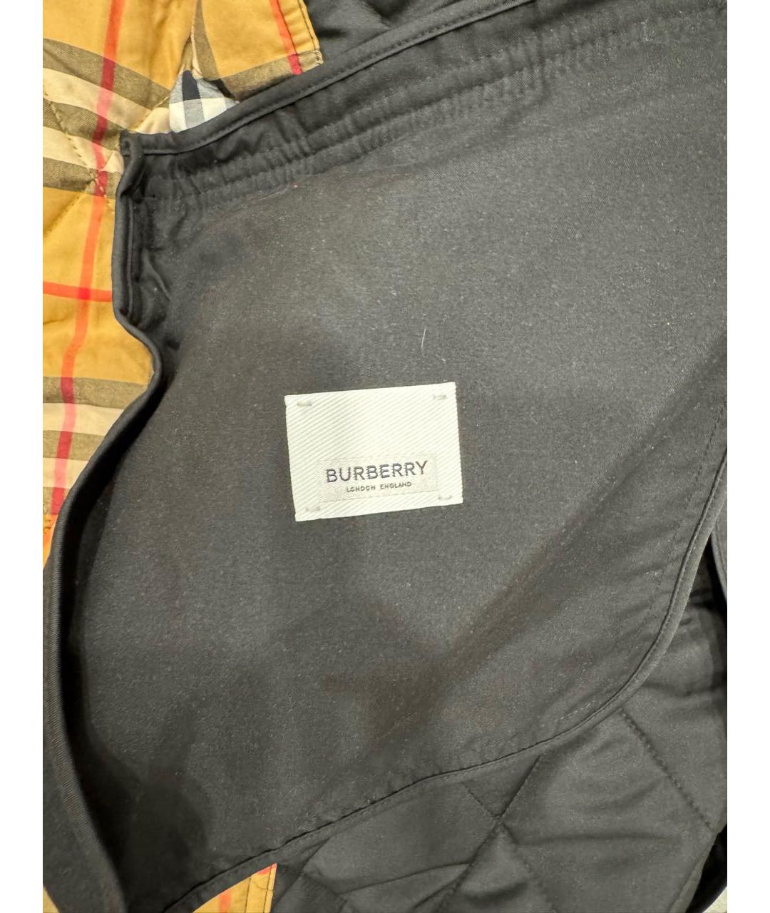 BURBERRY Черная парка, фото 7