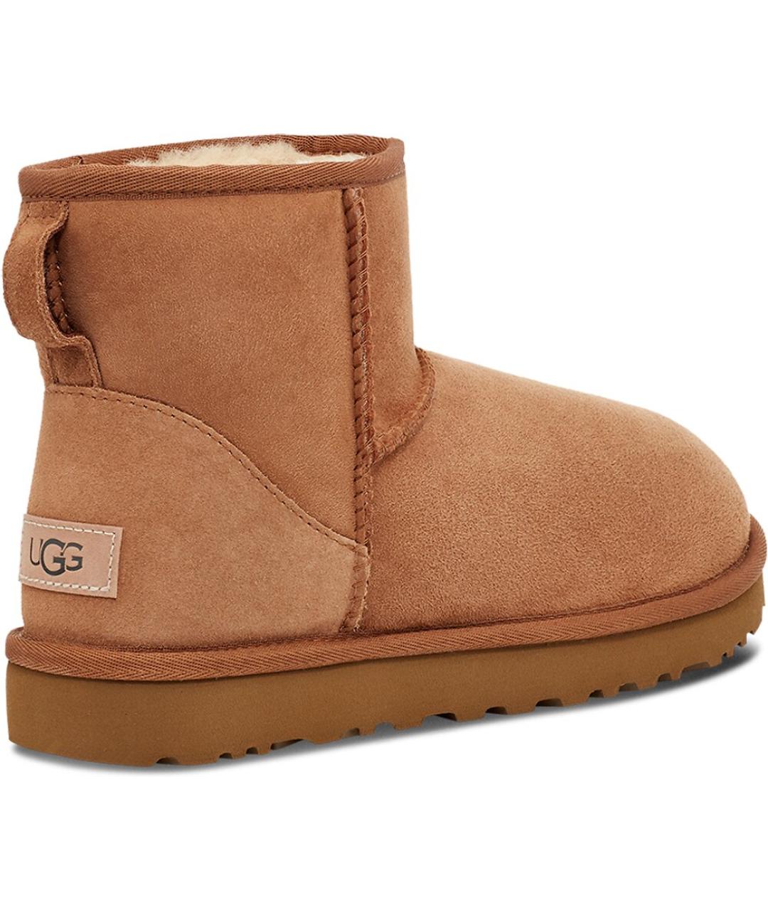 UGG AUSTRALIA Бежевые кожаные ботинки, фото 2