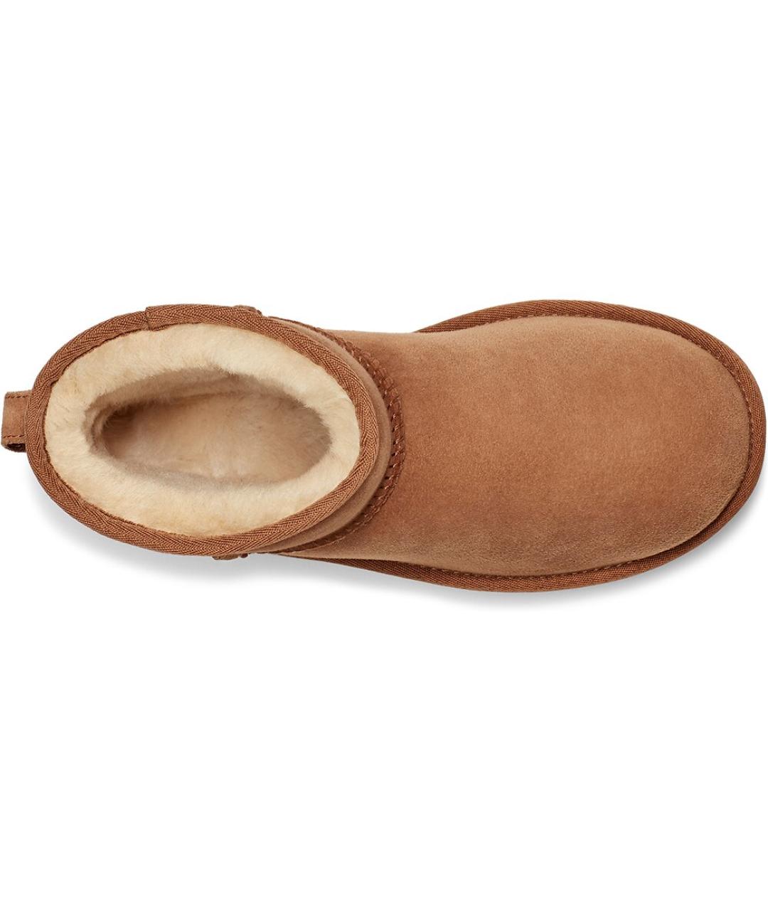 UGG AUSTRALIA Бежевые кожаные ботинки, фото 4