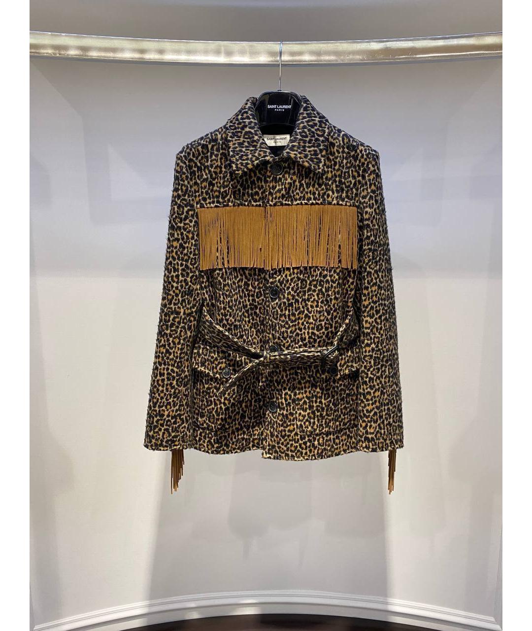 SAINT LAURENT Мульти пальто, фото 2