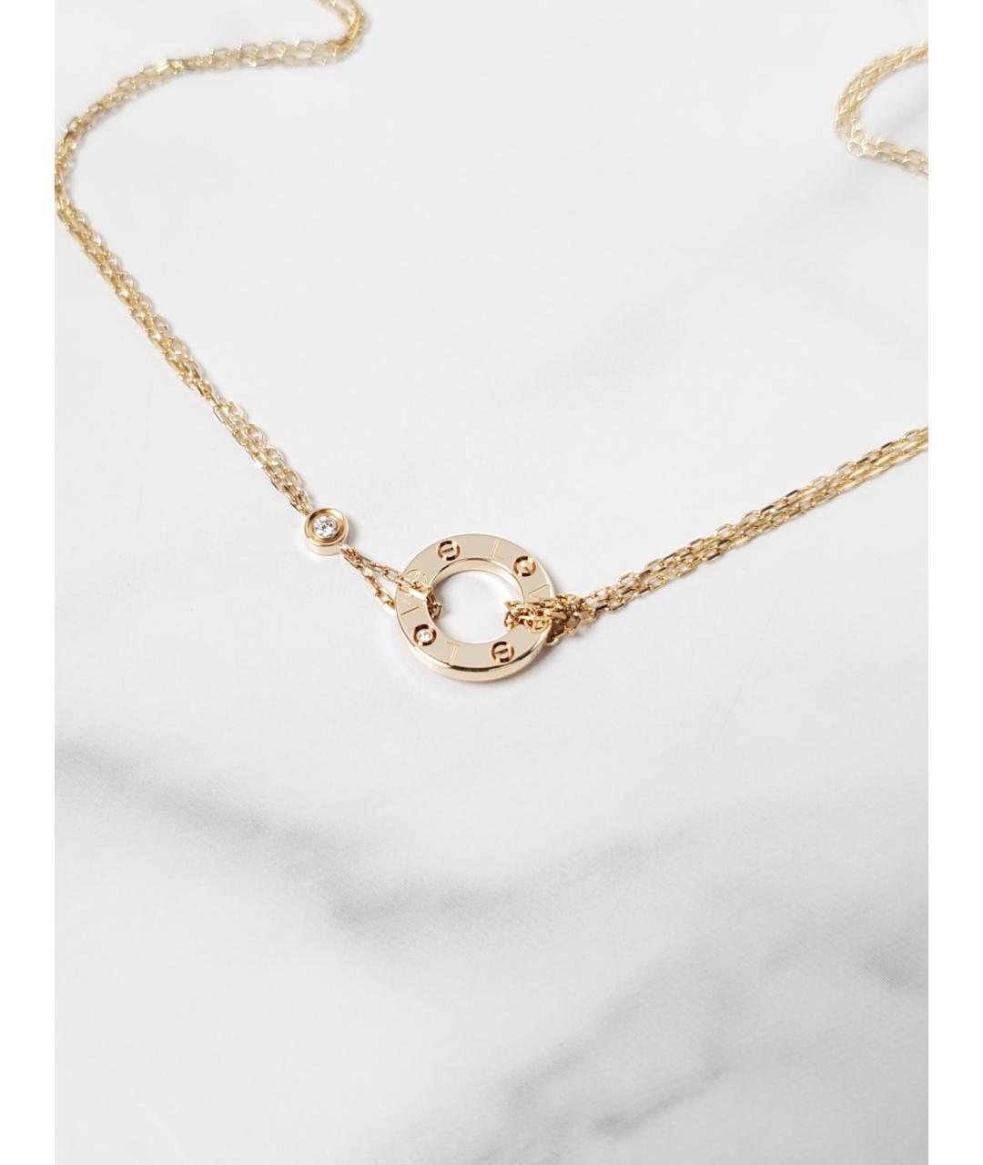 CARTIER Золотое колье из желтого золота, фото 3