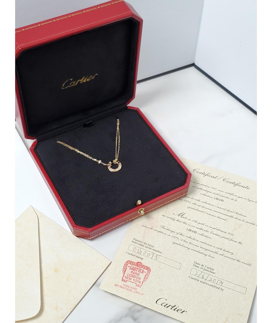 CARTIER Золотое колье из желтого золота, фото 2