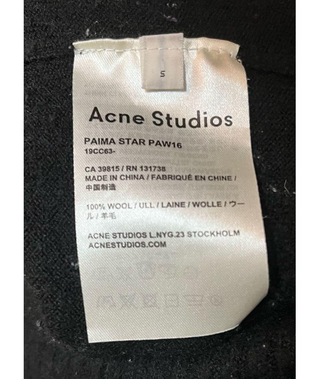 ACNE STUDIOS Черный шелковый джемпер / свитер, фото 5