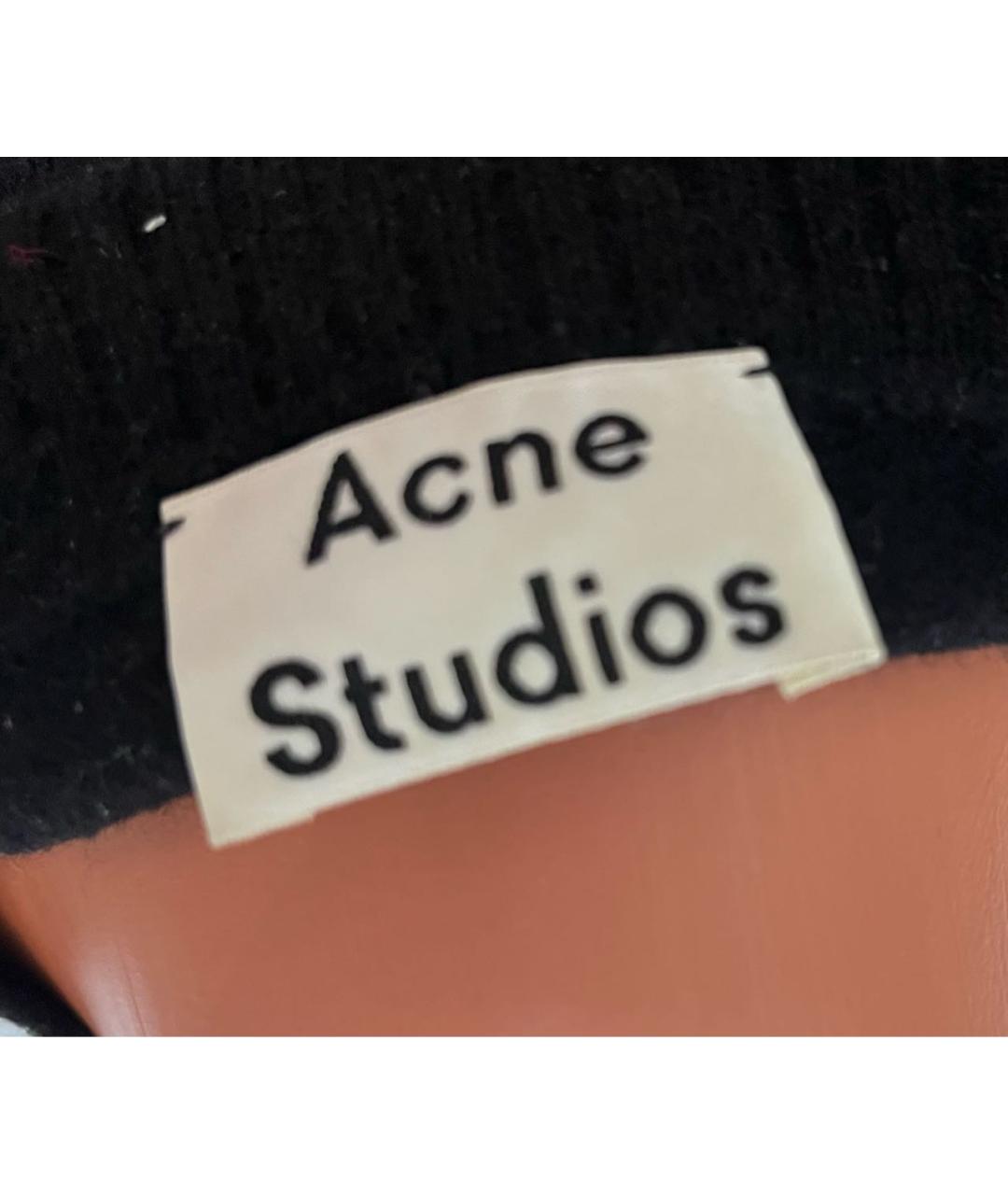 ACNE STUDIOS Черный шелковый джемпер / свитер, фото 3