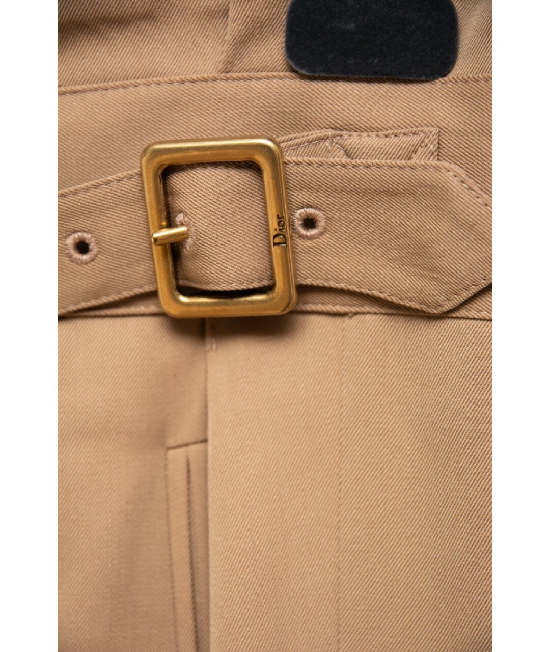 CHRISTIAN DIOR Бежевые шерстяные брюки узкие, фото 4