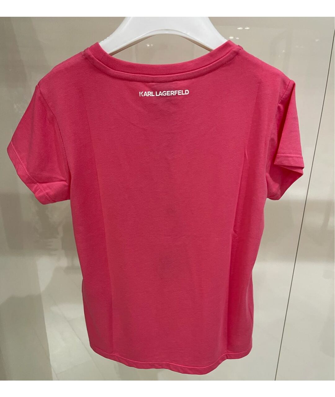 KARL LAGERFELD Розовый хлопковый детская футболка / топ, фото 2