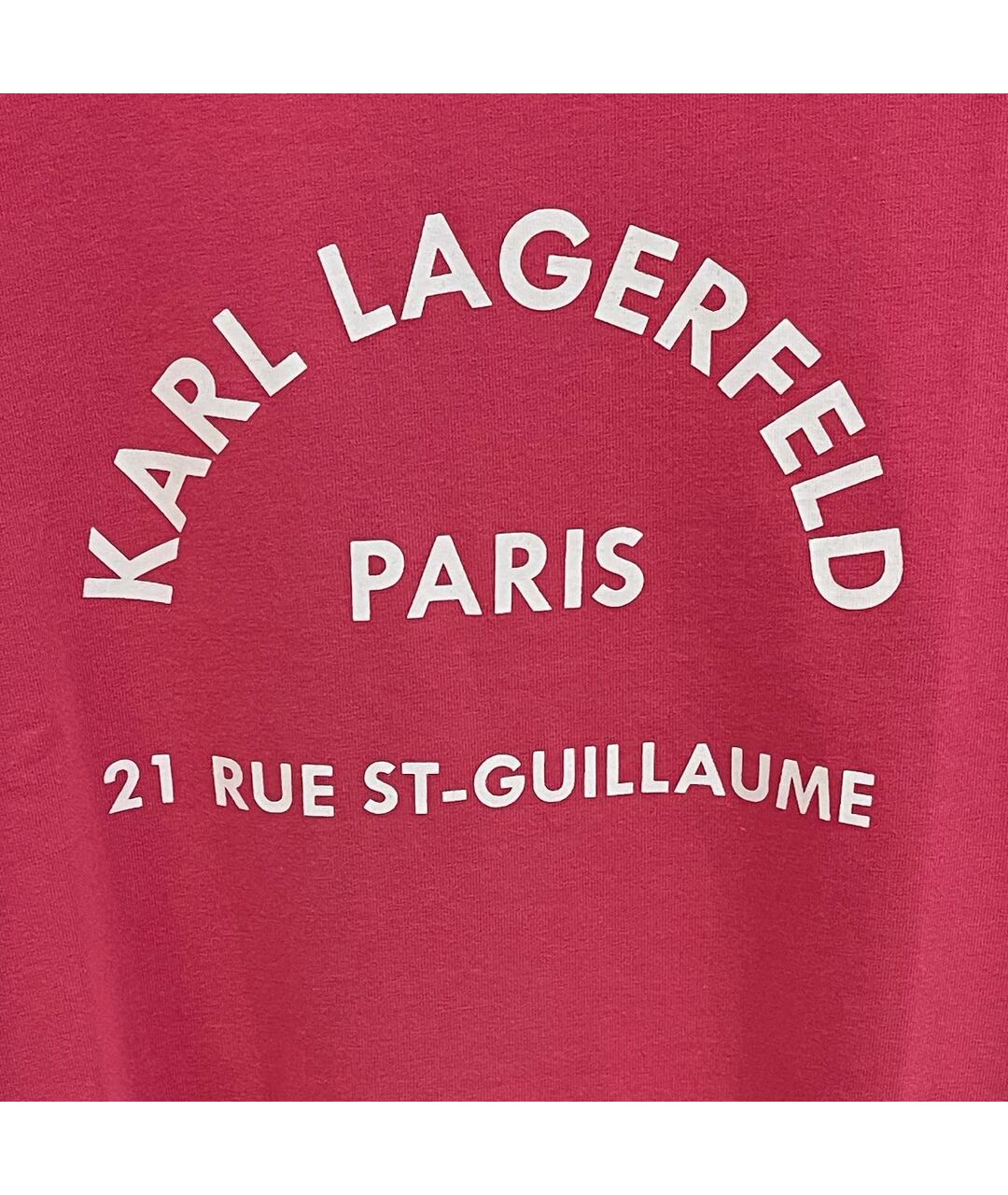 KARL LAGERFELD Розовый хлопковый детская футболка / топ, фото 4