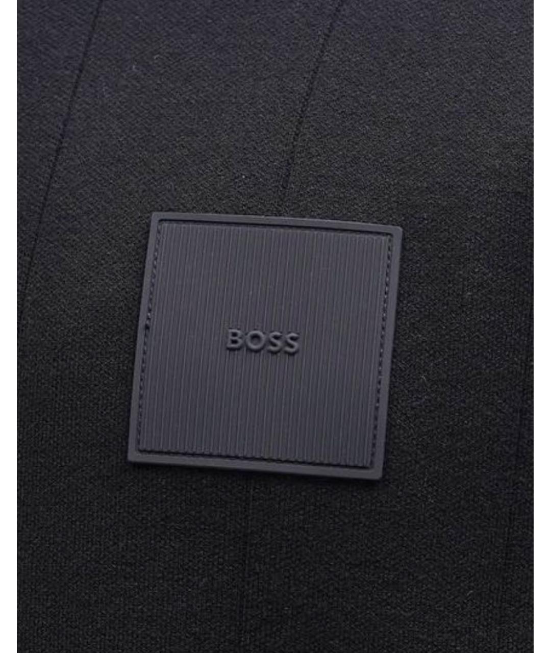 HUGO BOSS Черный вискозный джемпер / свитер, фото 4