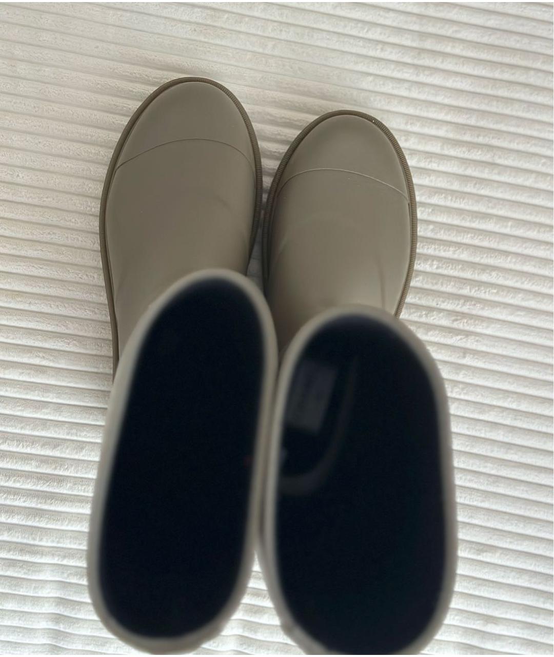 CHANEL Хаки резиновые сапоги, фото 3