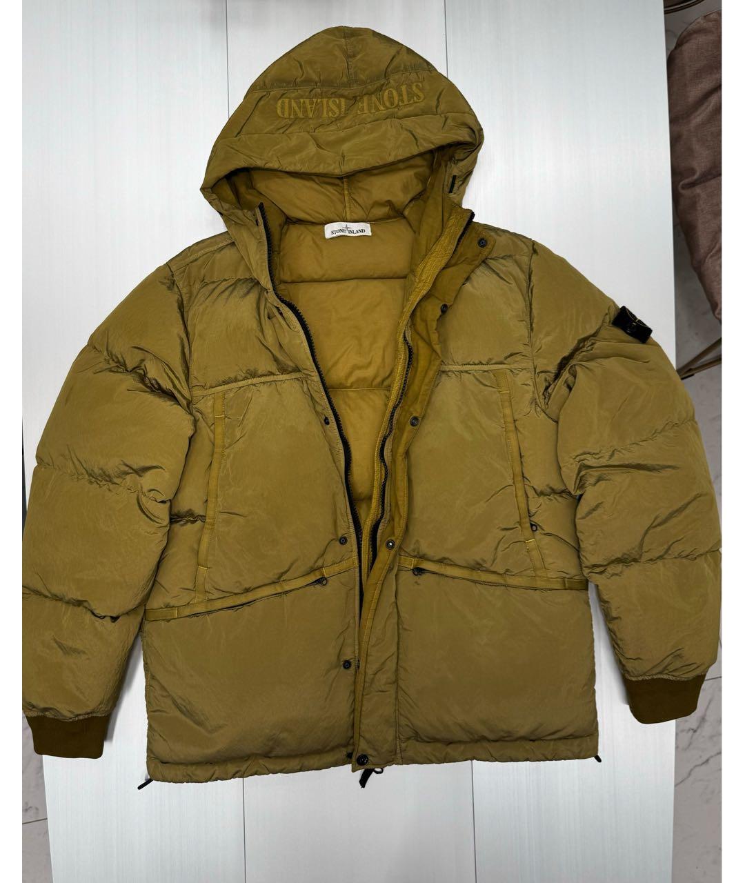 STONE ISLAND Хаки пуховик, фото 9