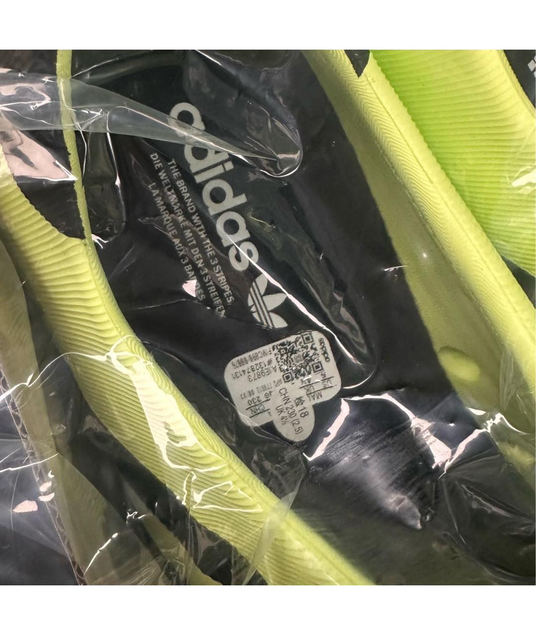 ADIDAS Салатовые резиновые сабо, фото 4