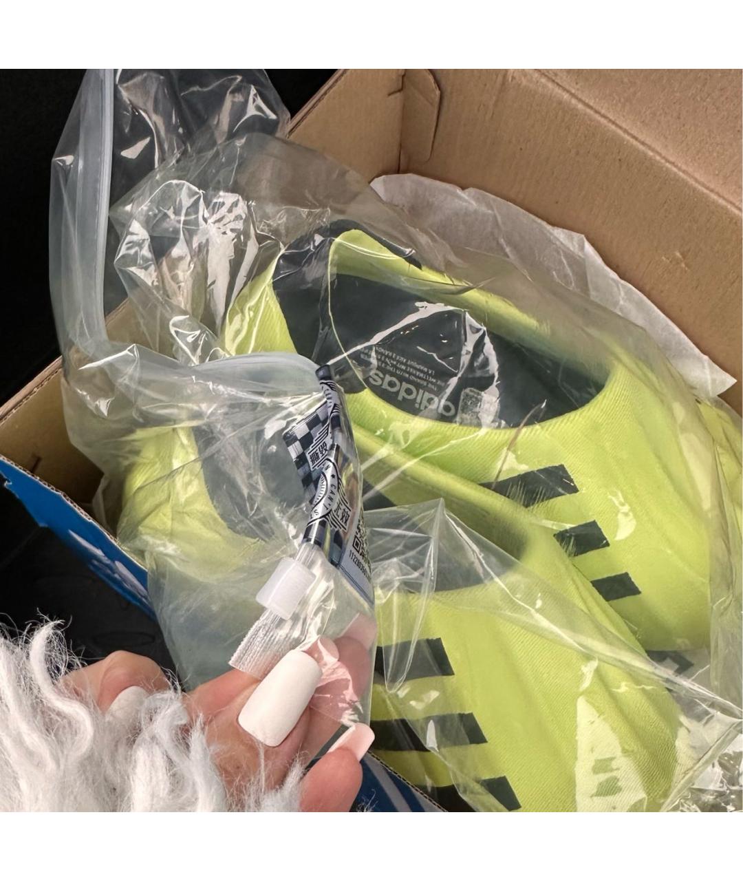 ADIDAS Салатовые резиновые сабо, фото 3