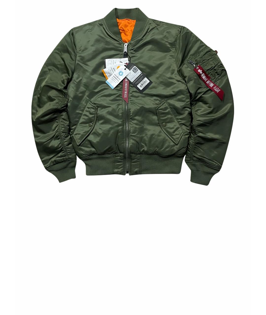 ALPHA INDUSTRIES Хаки полиамидовая куртка, фото 1