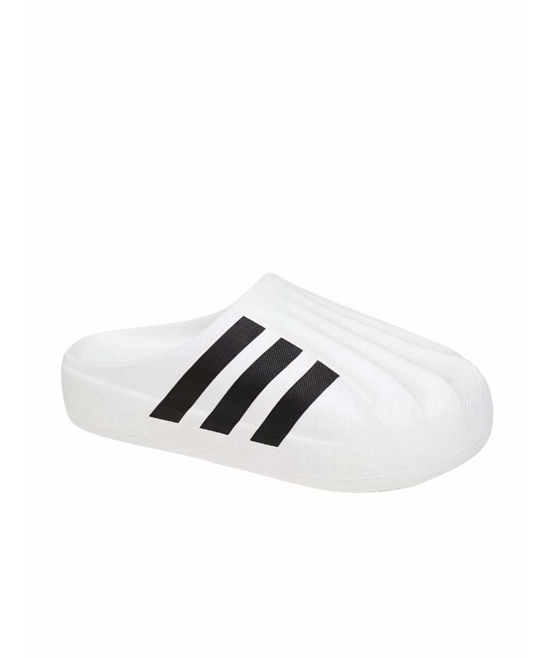 ADIDAS Белые резиновые мюли, фото 1