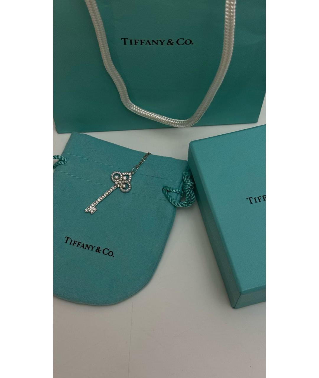 TIFFANY&CO Платиновая подвеска, фото 3