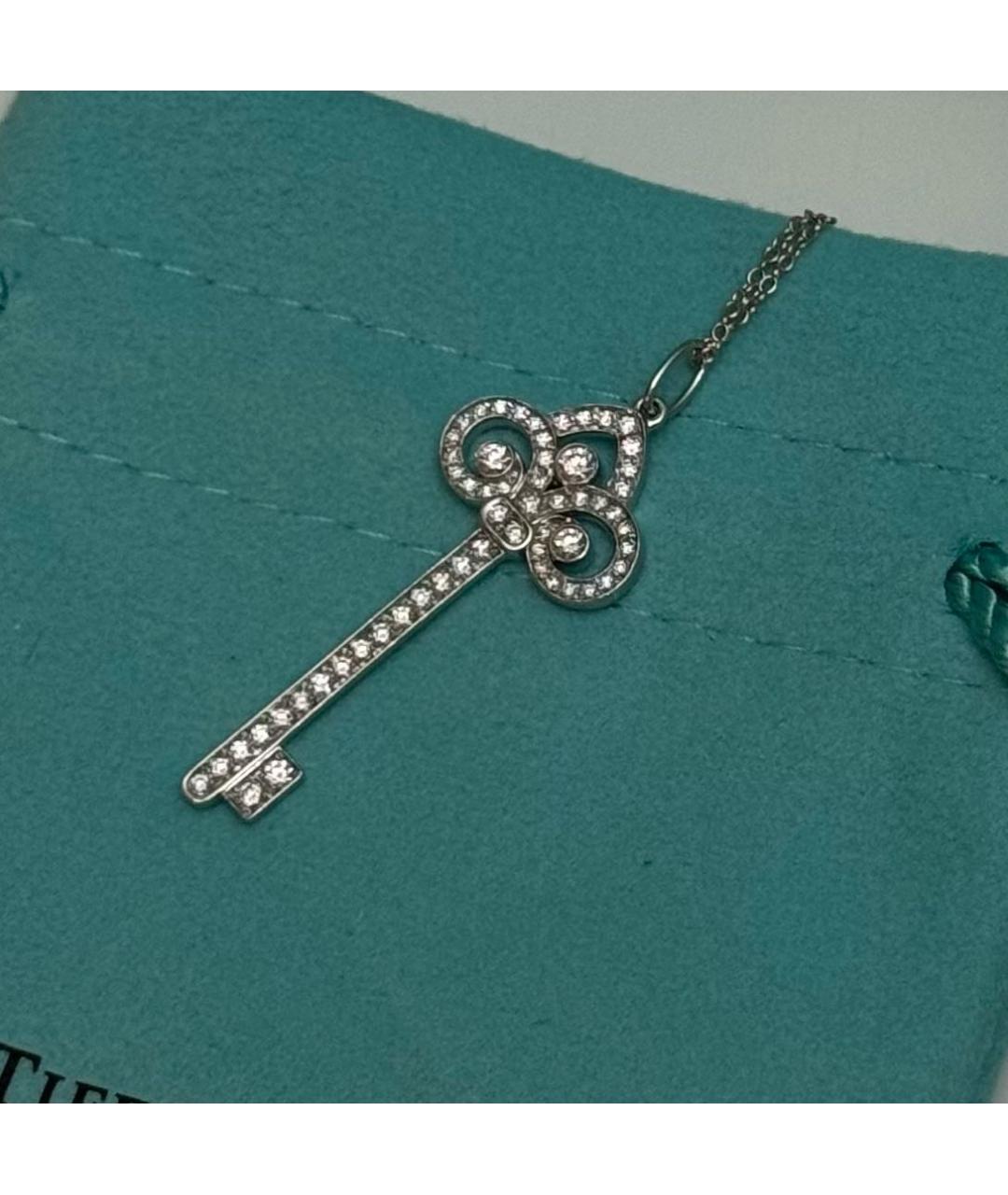 TIFFANY&CO Платиновая подвеска, фото 5