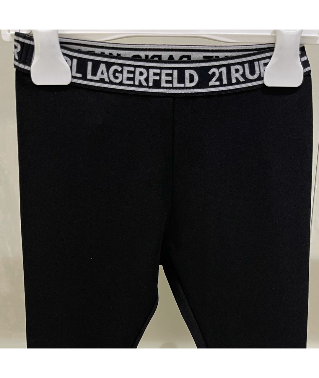 KARL LAGERFELD Черные вискозные брюки и шорты, фото 3