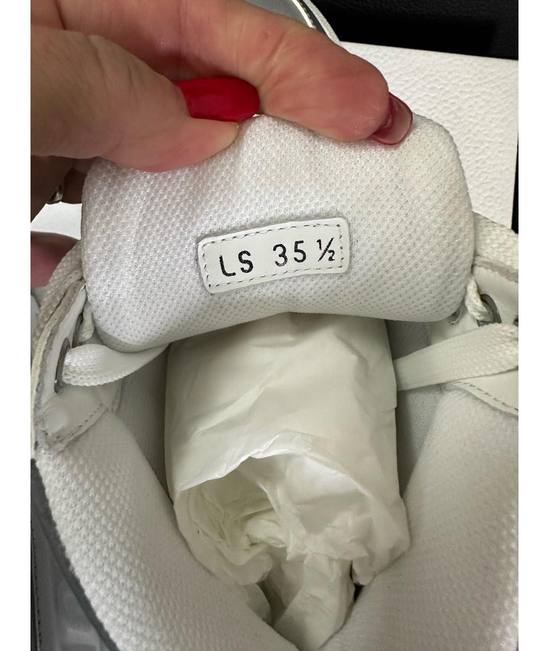 CHRISTIAN DIOR Серебряные кроссовки, фото 5