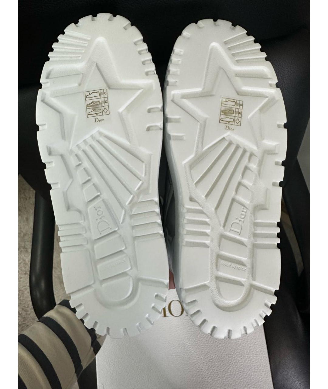 CHRISTIAN DIOR Серебряные кроссовки, фото 6